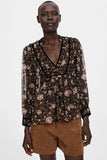 FLORAL PRINT BLOUSE