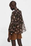 FLORAL PRINT BLOUSE